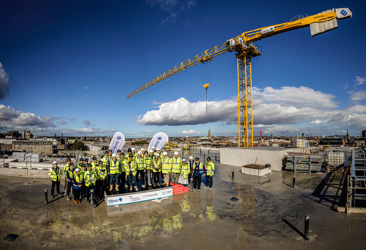 Elliott Group Liberties House Cork Street Topping Out 2024