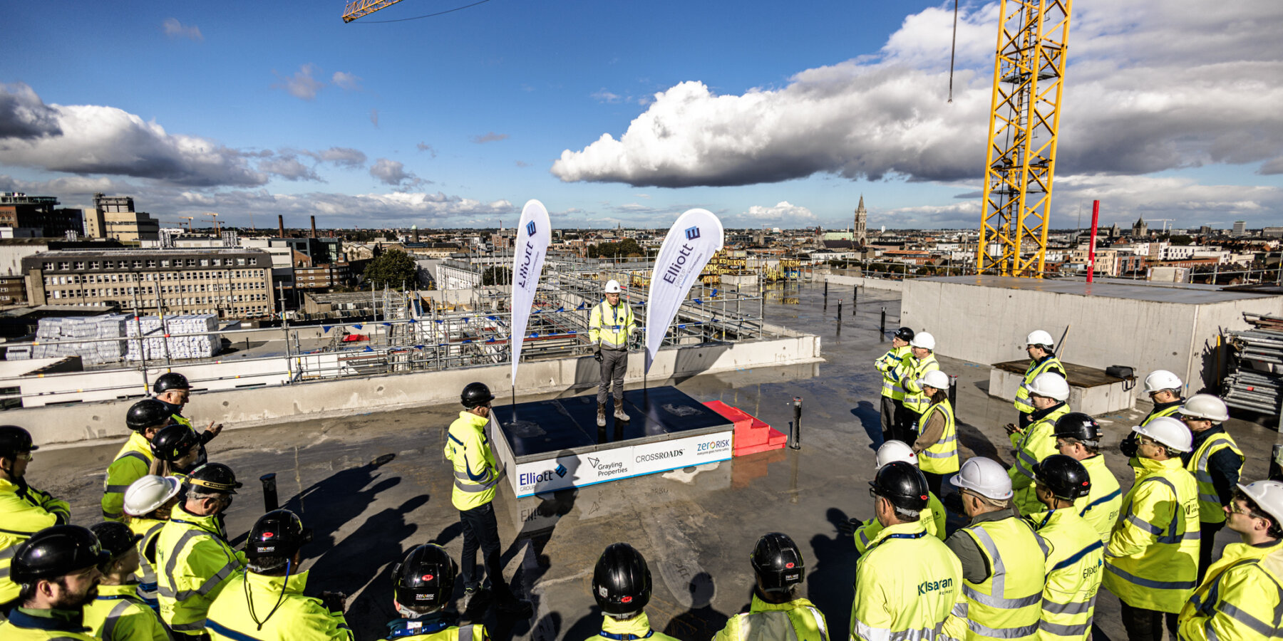 Elliott Group Liberties House Cork Street Topping Out 2024