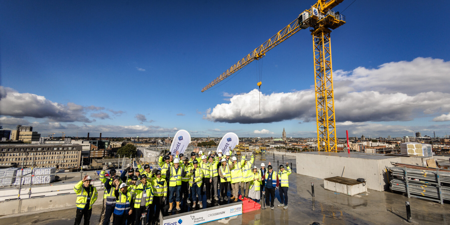 Elliott Group Liberties House Cork Street Topping Out 2024