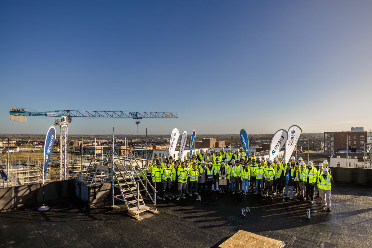 The Irons Topping Out Elliott Group Adamstown